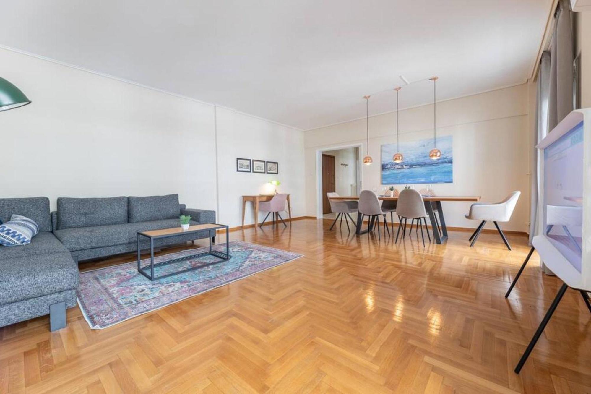 אתונה Amfitritis Family Lux Apartment At Palaio Faliro מראה חיצוני תמונה