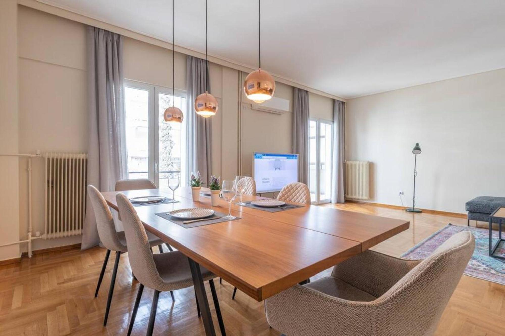 אתונה Amfitritis Family Lux Apartment At Palaio Faliro מראה חיצוני תמונה