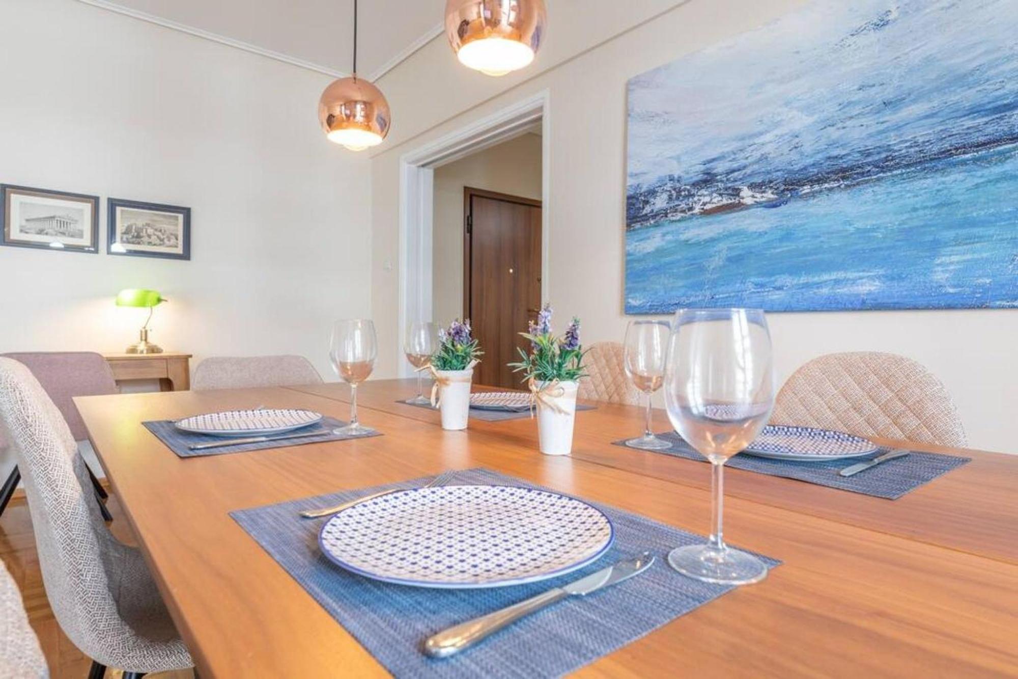 אתונה Amfitritis Family Lux Apartment At Palaio Faliro מראה חיצוני תמונה